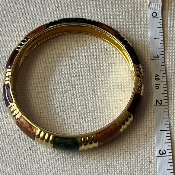 Elegant Gold Tone and Silver Women's Bracelet - Picture 3 of 4